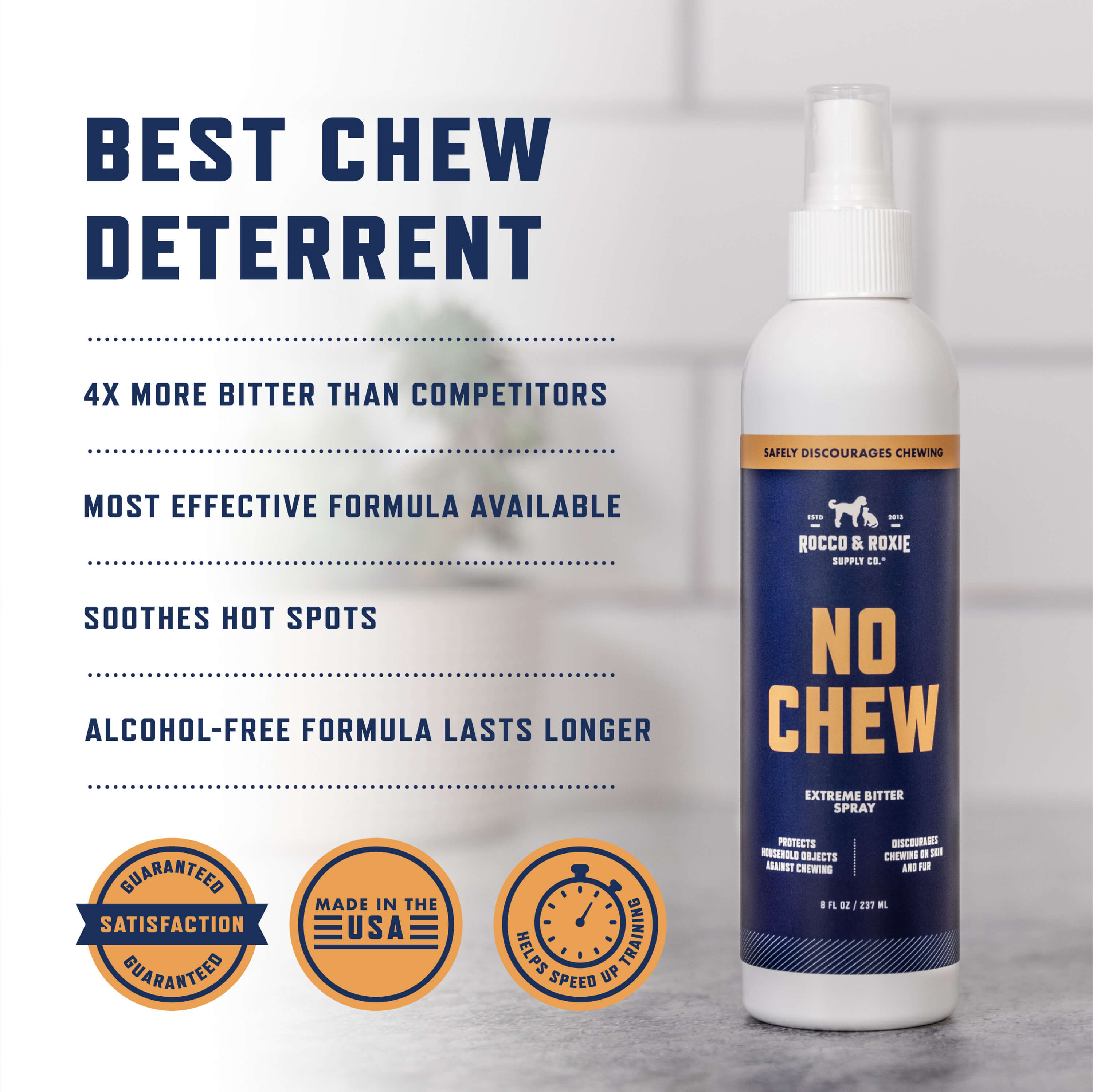 No Chew Extreme Bitter Spray – Rocco & Roxie Supply Co.