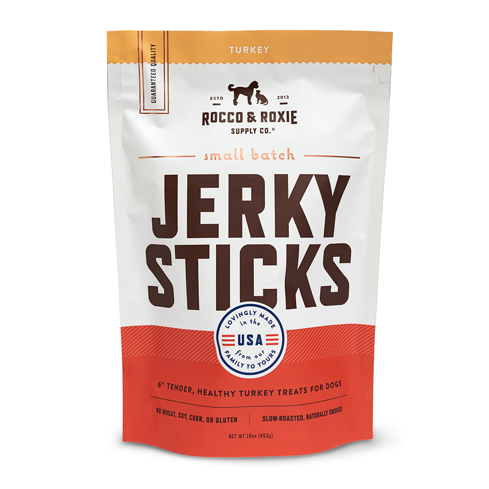 Jerky Dog Treats - Made In USA Only - Choose From Beef, Chicken or Turkey